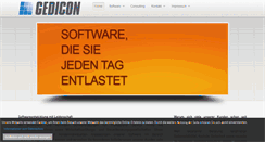 Desktop Screenshot of gedicon.de