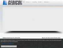 Tablet Screenshot of gedicon.de